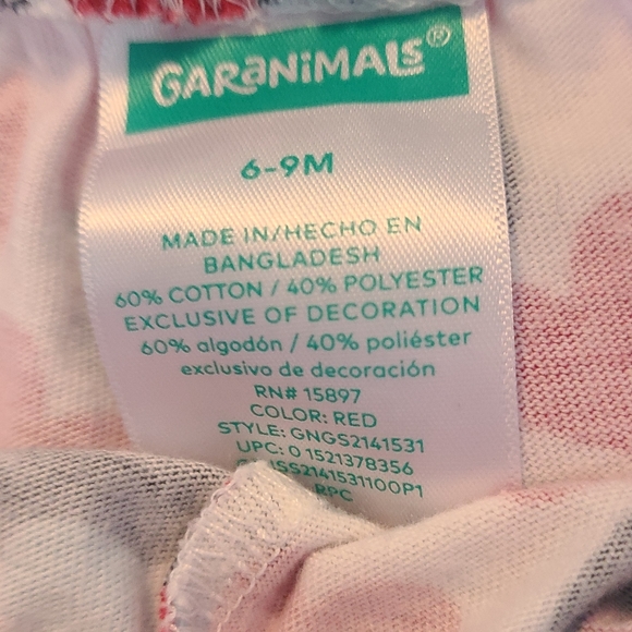 (1639) Garanimals shorts 6-9 months, Hearts - Picture 5 of 8